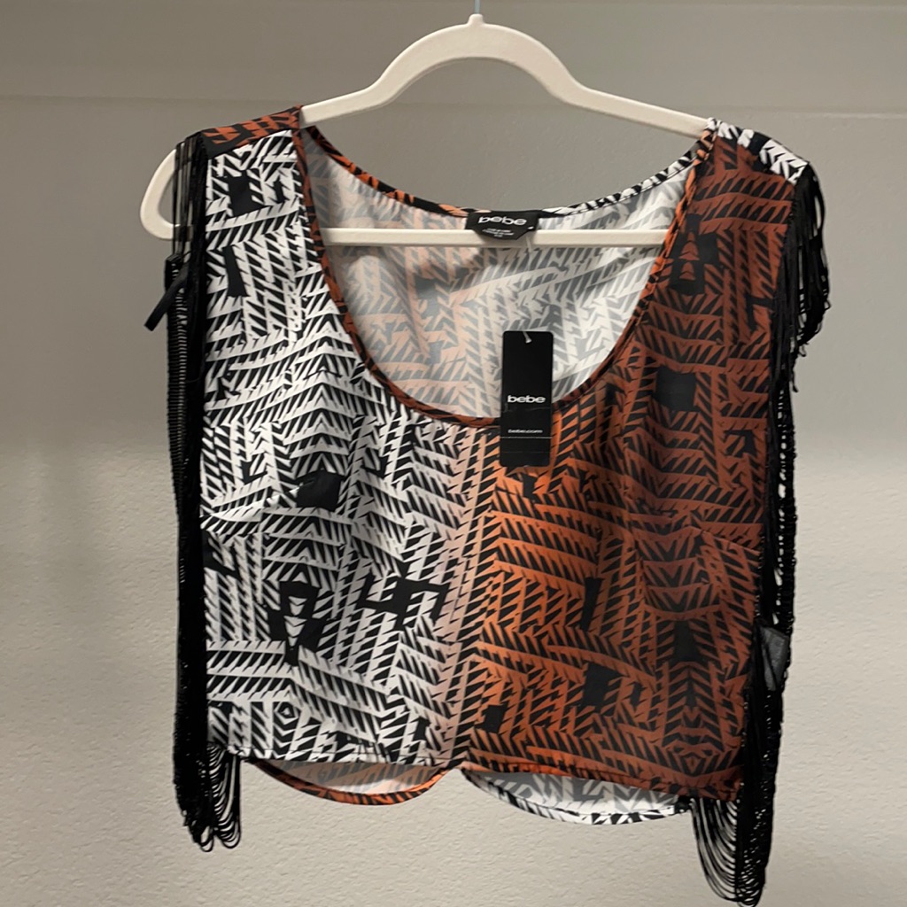 Bebe Crop Blouse